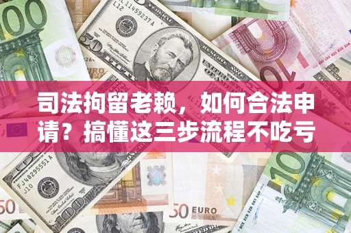 济南司法拘留老赖，如何合法申请？搞懂这三步流程不吃亏！