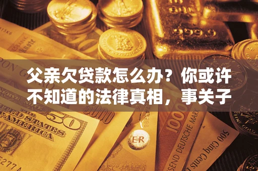 济南父亲欠贷款怎么办？你或许不知道的法律真相，事关子女未来