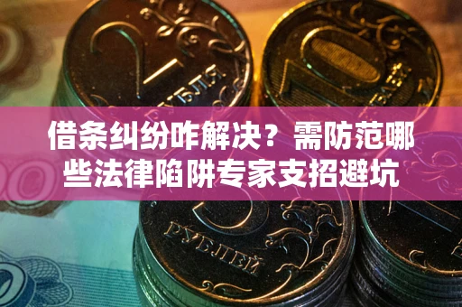 济南借条纠纷咋解决？需防范哪些法律陷阱专家支招避坑