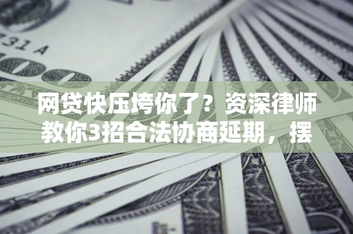 济南网贷快压垮你了？资深律师教你3招合法协商延期，摆脱暴力催收！