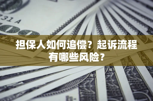 济南担保人如何追偿？起诉流程有哪些风险？
