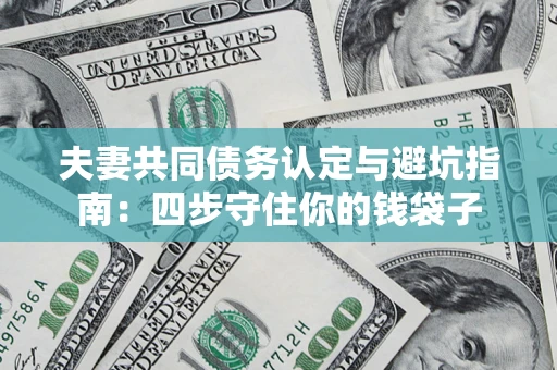 济南夫妻共同债务认定与避坑指南：四步守住你的钱袋子