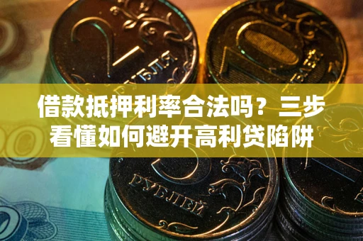 济南借款抵押利率合法吗？三步看懂如何避开高利贷陷阱